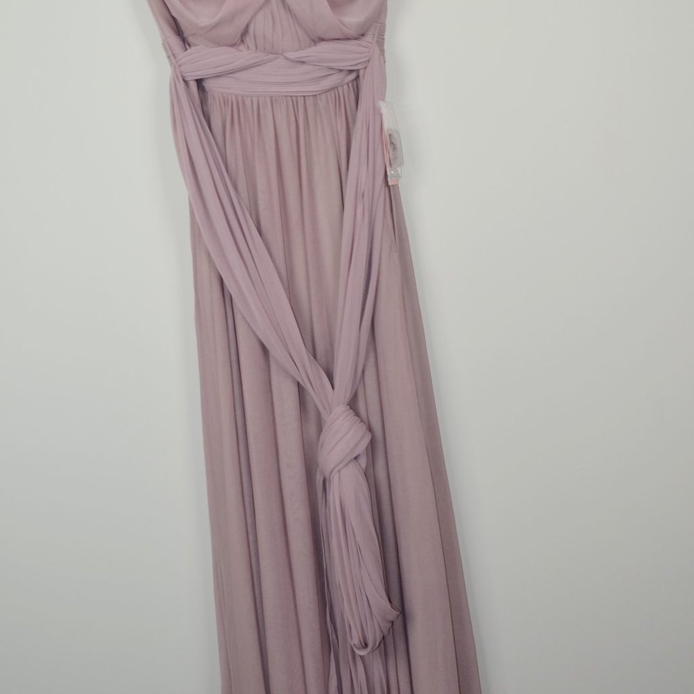 Birdy Grey Convertible Chickie Bridesmaid Dress Mauve NEW Size M - Picture 12 of 16
